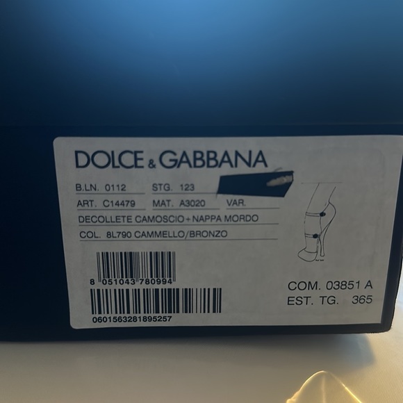 COPY - NEW DOLCE & GABANNA  Maryjane Heels, With Original Box and Sleeper 36.5 … - Picture 5 of 10